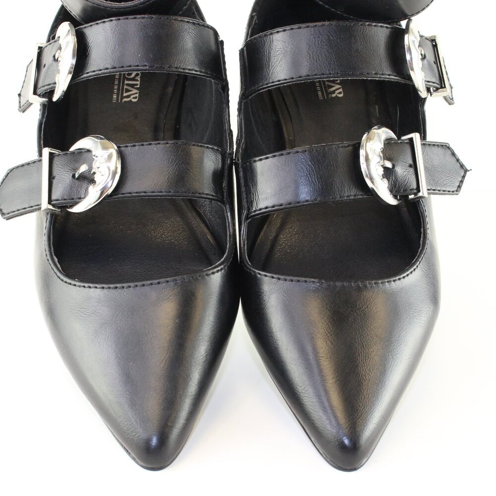 Killstar Gothic Crest Moon Oracle Flats Womens (U… - image 6